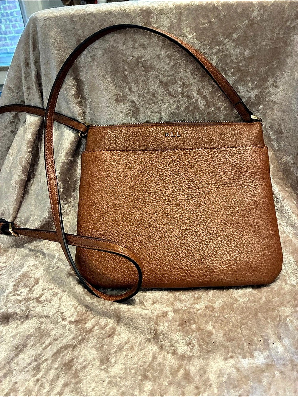 Ralph Lauren Crossbody Bag in Brown Like New
